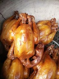 南京特产 烤鸡烧鸡正宗卤味 扒鸡五香鸡肉熟食小吃600g多省包邮