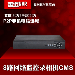 8路监控硬盘录像机nvr数字网络监控1080P手机远程主机onvif高清