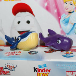 健达奇趣蛋里小玩具全新 蓝鲸 紫鲨单件玩具  摆件小巧迷你 可爱
