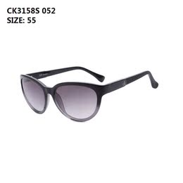 Calvin Klein太阳镜 CK3158S女款旅行太阳眼镜 简约新款猫眼墨镜