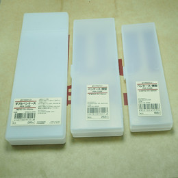 MUJI 无印良品 日本产 PP塑料铅笔盒 文具盒 笔盒
