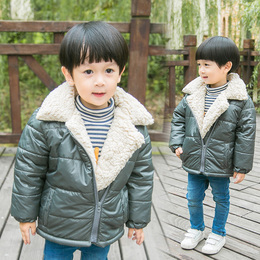 男童棉衣外套加绒加厚 儿童棉袄中小童冬季新款童装宝宝韩版棉服