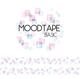moodtape.BASIC-粉蓝碎。mood原创和纸胶带创意贴纸diy手工手账