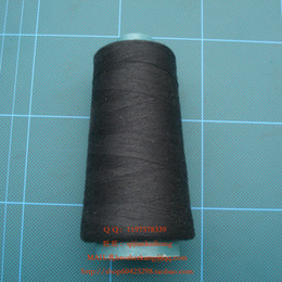 3000码黑色缝纫线 涤纶线 机缝线 大轴线 DIY手缝线 402缝纫线