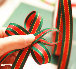江浙沪40包邮0.6cm1cm1.3cm2cm2.5cm圣诞丝带绿红绿金丝边彩带