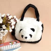 时尚可爱版熊猫手拎包 手提包零钱包