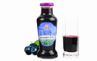 圆蓝 蓝莓汁258ml 饮料贵州特产 麻江 纯蓝莓 原浆   凯里 蓝莓干
