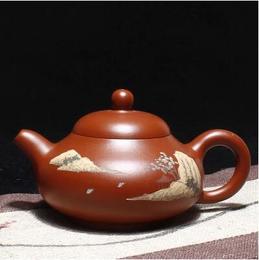 宜兴紫砂壶名家全手工正品特价 朱泥 彩绘泥绘 玉乳壶 茶壶 茶具