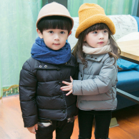 2015新款儿童羽绒服韩版童装男童女童羽绒服中小童立领短款外套潮