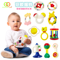 谷雨婴儿摇铃玩具新生儿宝宝益智玩具婴幼儿牙胶手摇铃