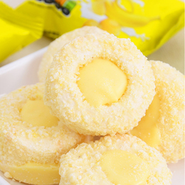 包邮香港进口零食 美伦多软心甜甜圈 香蕉牛奶味夹心饼干200g