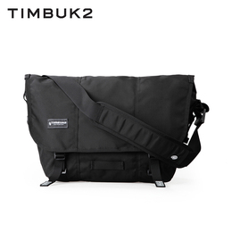 TIMBUK2黑色经典款信使包男女单肩斜挎包邮差包潮流单肩包电脑包