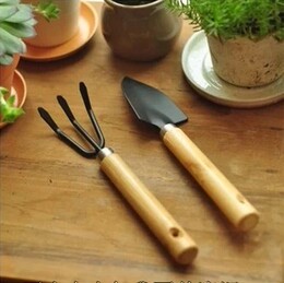 迷你家庭种植工具 园艺两件套 盆栽专用铲耙种花工具