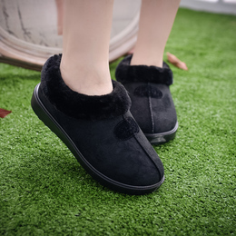 棉鞋2015新款冬季保暖包跟高档毛口棉拖鞋超软底纯色棉女鞋