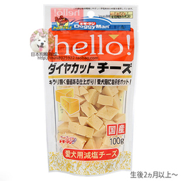 现货 日本代购DoggyMan多格漫holle狗零食低盐切角芝士粒奶酪100g
