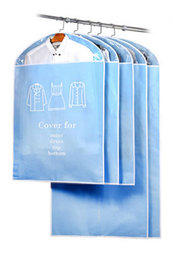 【货真价实】5件装高端衣服防尘罩透明包邮加厚挂衣袋无纺布