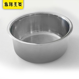 配件不锈钢汤罐 不锈钢碗 不锈钢盆 大号接油碗小汤锅QAIDHQ7K