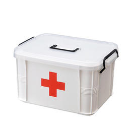 儿童小药箱大号家庭用家用医药箱多层急救箱塑料收纳药盒箱伤口贴