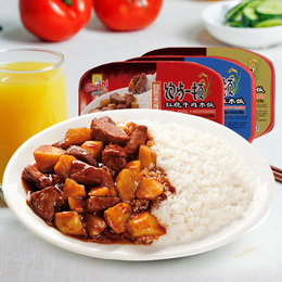 【厨师】自热米饭445g*3盒 方便速食食品自加热米饭快餐盒饭 包邮
