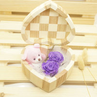 心形永生花礼盒生日情人节礼物创意礼品盒甜蜜爱意表达玫瑰盒子