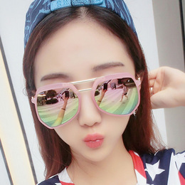 Love Angel韩国大框太阳镜女2016新款墨镜女潮人个性蚂蚁太阳眼镜