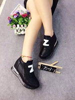 亮靓7503-1正品2015冬季新款欧美N字韩版鞋内增高个性学生女鞋潮