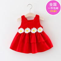 0-1周岁女宝连衣裙夏装韩版女童公主裙子2-3岁半婴幼儿童装夏天
