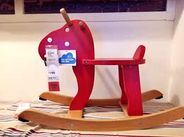 宜家家居商场正品代购生活实用小物件彩色宝宝木马摇椅小麋鹿