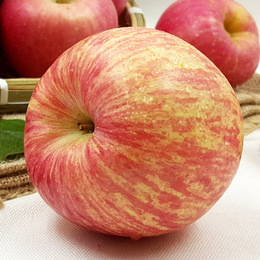 新鲜苹果水果山东烟台栖霞红富士包邮正宗吃的4斤送1斤共5斤