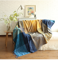 雪尼尔欧式组合沙发布盖毯全盖布艺多用盖巾防滑垫防尘罩床毯清仓