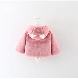 儿童棉衣外套男童棉袄6个月加绒加厚女婴儿宝宝冬装棉服0-1-2-3岁