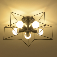 北欧宜家创意个性客厅吸顶灯现代简约书房卧室餐厅铁艺术灯具美式