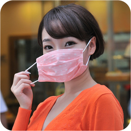 日本一次性防尘印花口罩夏可爱防病菌防晒口罩王俊凯同款