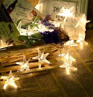 新品LED海星灯创意 节日家居灯串浪漫氛围电池装饰品串灯北欧装饰