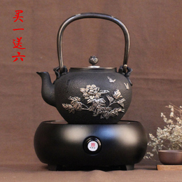 加藤松秀日本铁壶 原装进口南部铁器壶无涂层 纯手工铸铁茶壶特价