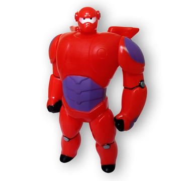 【买二送一】卡通大白公仔搪胶玩偶摆件超能陆战队 四肢关节可动