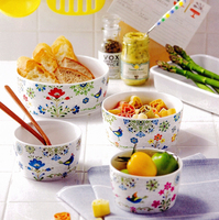 出口日本LUCE系列陶瓷碗日式平底碗清新文艺餐具美食达人必收之作