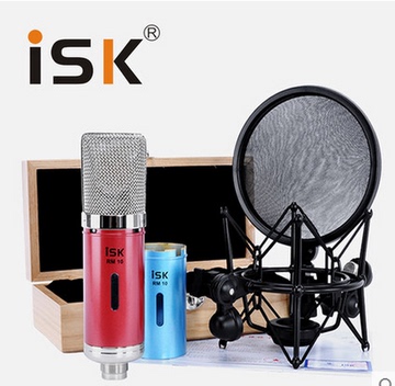 （正品）ISK RM-10电容麦麦克风多种套装 K歌 录音 话筒 高档麦