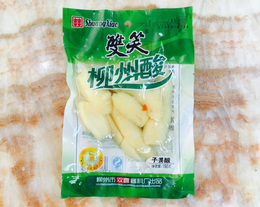 柳州螺蛳粉秘制子姜酸独特风味150克 柳州特产开胃老坛泡菜双笑酸