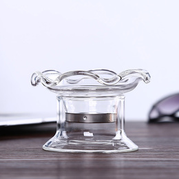 怡佳耐热玻璃茶壶茶漏透明功夫茶具茶道配件 隔滤茶器 过滤网茶具
