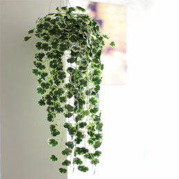 仿真绿萝叶假树叶藤蔓植物装饰叶假花藤条壁挂吊兰子客厅墙壁绿叶