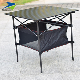 扬拓折叠桌 折叠便携式野餐桌子 铝合金桌面 大号铝桌70cm