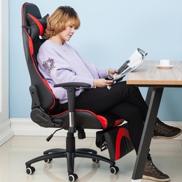 YZZ电脑椅赛车电竞老板职员办公休闲书桌椅座椅凳子家用可趟午休