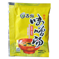 苏伯味噌汤5g粉末状冲泡即食汤料包日本速食酱汤速溶汤日式方便汤