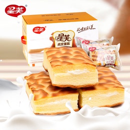 福建特产 星芙虎皮蛋糕888g 早餐面包奶油特产零食糕点
