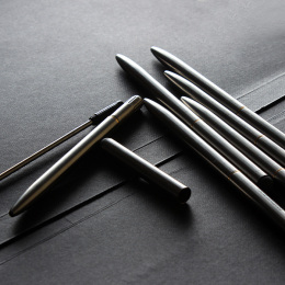 满27包邮  韩国创意办公黑色圆珠笔文具0.5mm  金属原子笔