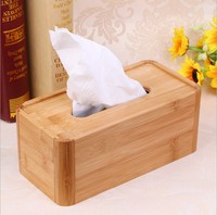 创意简约纸巾盒竹子家用时尚家居收纳客厅抽纸盒高级竹制卷纸盒